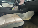 FOLOMODO特斯拉煥新版ModelY/3中控兩側防踢墊真納帕皮白色絨面保護板配件 煥新Y/YL【中控兩側防踢墊】白色 曬單實(shí)拍圖