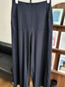 蕉下休閑褲女裝高腰四季百搭高彈寬松顯瘦褲子闊腿褲EL149 漫暮黑 M 曬單實(shí)拍圖