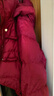 鴨鴨（YAYA）中年媽媽冬裝羽絨服女士2025新款中老年連帽洋氣加厚國風(fēng)外套QC 紫紅色 L 165/88A 曬單實(shí)拍圖