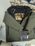 羅蒙（ROMON）戶(hù)外羽絨服男冬季加厚2025新款潮牌高級感防寒服休閑百搭工裝外套 軍綠色【品牌特價(jià)斷碼清倉撿漏】 2XL 165-180斤 曬單實(shí)拍圖