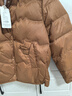 梵花秀（fanhuaxiu）媽媽羽絨服2025新款洋氣中老年女秋冬款保暖外套50多歲老年人棉襖 焦糖 （新國標白鴨絨） XL 建議穿120-135斤 曬單實(shí)拍圖