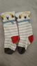 貝比嬰兒襪子春秋款100%純棉襪子新生兒童男女寶寶中長(cháng)筒襪子不勒腿 滑雪小狗 春秋款【精美禮盒裝】 3雙 0-1歲 適合腳長(cháng)9-11cm鞋碼16以?xún)?曬單實(shí)拍圖