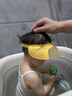 日康兒童洗頭擋水帽孩子洗頭發(fā)防水護耳1歲+寶寶洗澡神器浴帽 兩件裝 兒童洗頭帽 曬單實(shí)拍圖