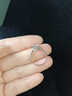 法度心動(dòng)冰藍2克拉莫桑石鉆戒S925銀情侶對戒活口戒指女款莫桑鉆 心動(dòng)冰藍戒指 【開(kāi)口可調節】 曬單實(shí)拍圖