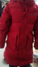 雪中飛（SNOWFLYING）兒童羽絨服男童女童冬季新款御寒加厚中大童長(cháng)款羽絨服紅色160 曬單實(shí)拍圖