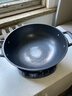三角牌多功能電炒鍋家用一體式電炒菜鍋插電熱鍋鑄鐵電火鍋電蒸鍋 30cm無(wú)籠【1-3人】無(wú)涂層特厚+2100W猛火 曬單實(shí)拍圖