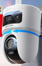 HIKVISION?？低?g攝像頭室戶(hù)外終身免費充值無(wú)限流量1000萬(wàn)雙攝農村家用監控器360度無(wú)死角夜視全景云臺 曬單實(shí)拍圖