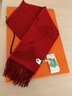 恒源祥羊絨圍巾女士秋冬季雙面保暖羊毛圍脖本命年新年生日禮物騏驥紅 曬單實(shí)拍圖