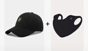 蘇木佰（SOMUBAY）楊冪棒球帽女春夏季寬帽檐顯臉小帽子百搭簡(jiǎn)約硬頂鴨舌帽防曬帽子 套裝（黑色帽子+黑色口罩） 均碼 (54-60cm) 曬單實(shí)拍圖