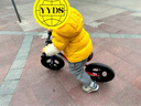 永久兒童平衡車(chē)1-3-6歲寶寶滑步車(chē)滑行車(chē)無(wú)腳踏男孩生日禮物12寸藍色 曬單實(shí)拍圖
