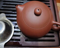 京東京造 宜興紫砂壺 手工【原礦紫泥】煮茶泡茶壺茶具 西施壺210ml 曬單實(shí)拍圖