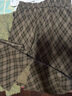 蘇醒的樂(lè )園冬季包臀裙高腰顯瘦百搭復古格子A字呢子半身裙女 綠格 M 曬單實(shí)拍圖