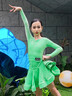 艾瑯納拉丁舞服女童2025秋冬新款絲絨長(cháng)袖專(zhuān)業(yè)舞蹈演出比賽規定服裝套裝 翡翠綠 L 曬單實(shí)拍圖