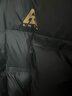 安踏（ANTA）面包羽絨服丨六度芯樊振東同款鵝絨服外套男冬季短款加厚棉服男裝 【鵝絨85% XL155g】基礎黑-5 L (男175) 曬單實(shí)拍圖