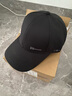 WOSICEE品牌帽子男棒球帽顯臉小不褪色遮陽(yáng)防曬中老年顯年輕硬頂鴨舌帽子 黑色（四季款） L 碼可調節（55-60cm） 曬單實(shí)拍圖