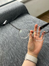 木九十眼鏡【章若楠同款】輕彈塑鋼方框眼鏡近視可配度數片眼鏡框FK005 BRC51薄暮灰 單鏡框 曬單實(shí)拍圖