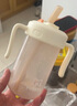 小土豆（potato）兒童水杯PP牛奶杯直飲吸管杯幼兒園開(kāi)學(xué)2歲以上 330ml晨橘黃 曬單實(shí)拍圖