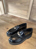 百麗（Belle）復古褶皺面牛皮樂(lè )福鞋2026春新商場(chǎng)同款粗跟單鞋F2G1DAA6 黑色 38 (240mm) 曬單實(shí)拍圖