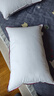 水星家紡枕頭枕芯酒店枕頭護頸枕頭芯家用一對純棉抗菌可水洗中枕48x74cm 曬單實(shí)拍圖