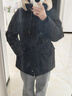 ELAND【鵝絨】衣戀羽絨服女大口袋毛領(lǐng)長(cháng)袖加厚外套2025冬季新款 黑色(19)Black M /165 曬單實(shí)拍圖