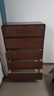 顧樂(lè )家（GULEJAR）新中式斗柜實(shí)木五斗柜臥室收納柜儲物柜客廳大容量八斗現代抽屜柜 胡桃色五斗柜：長(cháng)70寬40高116CM 曬單實(shí)拍圖