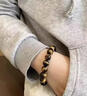 戚小米黃虎眼石手鏈男女款佛珠手串霸氣招財虎睛轉運珠輕奢小眾情侶手飾 虎眼石手串【10mm】 曬單實(shí)拍圖