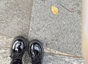 ZCVRR粗跟小皮鞋女2025年秋冬新款單鞋日系jk制服配裙子女鞋厚底樂(lè )福鞋 亮光黑 38 (240mm) 曬單實(shí)拍圖