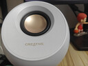 創(chuàng  )新（Creative）Pebble Pro無(wú)線(xiàn)藍牙低音炮桌面音箱迷你小音響筆記本臺式電腦家用游戲通用 白色【顏值款】 曬單實(shí)拍圖