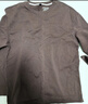 馬登工裝新疆純棉長(cháng)袖T恤男秋7A抑菌打底衫圓領(lǐng)白色重磅男士體恤新款 咖啡色 【打底衣/冬季內搭/衣服男/秋衣男上衣】 M 曬單實(shí)拍圖