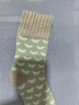 都市麗人襪子女秋冬加絨加厚保暖長(cháng)筒襪女士毛圈家居睡眠地板襪中筒保 曬單實(shí)拍圖