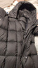 美力城長(cháng)款羽絨服女裝新款90%鵝絨過(guò)膝外套連帽戶(hù)外休閑運動(dòng)風(fēng) 黑色【版型寬松，建議拍小一碼】 S 曬單實(shí)拍圖