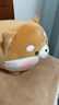 名創(chuàng  )優(yōu)品（MINISO）趣味阿柴趴姿毛絨公仔玩偶抱枕玩具靠枕娃娃送禮兒童生日禮物女 曬單實(shí)拍圖