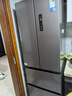 美的（Midea）417法式多門(mén)四開(kāi)門(mén)嵌入式60CM超薄一級雙變頻智能家用電冰箱MR-417WFPE流蘇銀國家補貼 曬單實(shí)拍圖