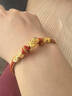 老鳳祥馬年本命年黃金手鏈女足金小馬轉運珠紅繩新年生日禮物送女友老婆 足金錢(qián)幣飛馬平安喜樂(lè )手鏈+證書(shū)禮盒 曬單實(shí)拍圖