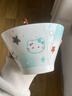 薄巧Kitty小貓卡通餐具ins飯碗家用釉下彩陶瓷甜品碗高顏值 【薄巧Kitty】1碗1勺 曬單實(shí)拍圖