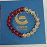 中國黃金（CHINA GOLD）黃水晶手串女紅瑪瑙轉運珠水晶手鏈生日禮物送女友老婆結婚紀念日 京速達-紅瑪瑙黃水晶手鏈-8n 曬單實(shí)拍圖