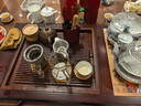 金灶（KAMJOVE）整套茶具功夫茶盤(pán)套裝 玫瑰實(shí)木精雕自動(dòng)上水茶臺泡茶機茶海K-200 搭配H9電茶爐 曬單實(shí)拍圖