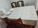 無(wú)印良品桌布防水防油餐桌布藝高檔輕奢長(cháng)方形家用茶幾臺布140*180夕禾 曬單實(shí)拍圖