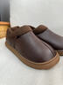 阿芙諾蒂中老年防滑棉鞋男冬季加絨保暖居家防水?huà)寢屆尥闲?咖啡42-43 曬單實(shí)拍圖