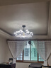 顧家輕奢吊燈新款客廳臥室餐廳大氣仿水晶吊燈三色變光15頭【包安裝】 曬單實(shí)拍圖