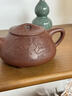 紫來(lái)順純手工刻繪竹林七賢紫泥紫砂壺高端大號景舟石瓢泡茶壺送長(cháng)輩茶具 【竹林七賢】景舟石瓢壺 345ml 曬單實(shí)拍圖