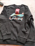 李寧衛衣秋冬季青少年男女款加絨加厚長(cháng)袖T恤套頭衫運動(dòng)上衣打底衫 曬單實(shí)拍圖
