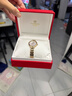 天王（TIAN WANG）女士手表 新年禮物送女生鋼帶石英表白盤(pán)手鏈禮盒LS31275P.P.W 曬單實(shí)拍圖