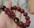 金石靈朱砂手串招財貔貅手鏈男士瑪瑙平安符護身符轉運珠男生生日禮物 曬單實(shí)拍圖