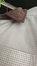 UR2025秋季新款男裝時(shí)尚復古撞色翻領(lǐng)格紋貼袋棉服UMF150049 米白格子 M 曬單實(shí)拍圖