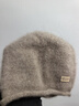 玖慕（JIUMU）純羊絨保暖針織毛線(xiàn)帽包頭冷帽秋冬季堆堆帽戶(hù)外冬帽防寒帽子女 曬單實(shí)拍圖