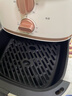 美的（Midea）空氣炸鍋免翻面雙旋鈕家用大容量5.3L多功能空氣炸鍋蒸烤一體熱風(fēng)循環(huán)金屬內腔 MF-KZE535J5 曬單實(shí)拍圖