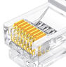 山澤 六類(lèi)千兆工程專(zhuān)用水晶頭 鍍金RJ45水晶頭 CAT6類(lèi)8芯8P8C電腦網(wǎng)絡(luò )接頭 100個(gè) FK-6100 曬單實(shí)拍圖