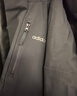 阿迪達斯25年冬款黑色派克羽絨服  商務(wù)通勤600蓬男士休閑羽絨連帽夾克 曬單實(shí)拍圖