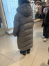 森馬（Semir）陳都靈同款羽絨服女90絨長(cháng)款三防冬寬松連帽外套簡(jiǎn)約109724113001 曬單實(shí)拍圖